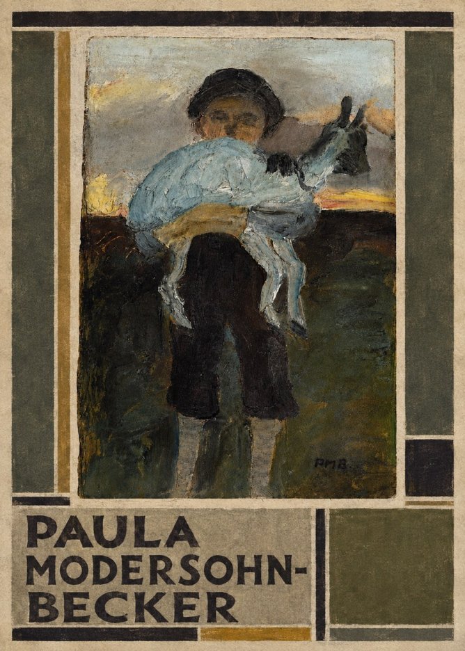 Paula Modersohn-Becker Boy with Goat No4 - Plakát