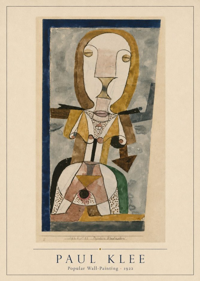 Paul Klee Popular Wall-painting No3 - Plakát