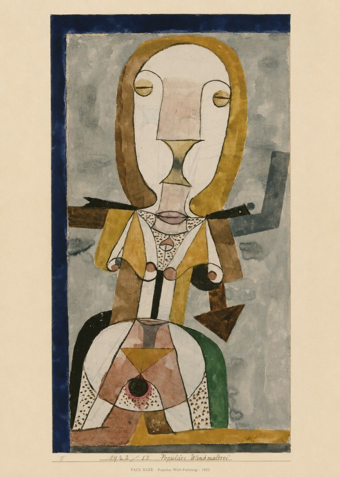 Paul Klee Popular Wall-painting No6 - Plakát