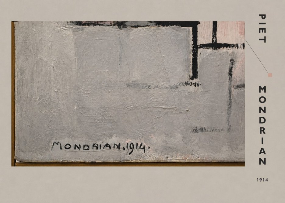 Piet Mondrian Composition 1914 No4 - Plakát