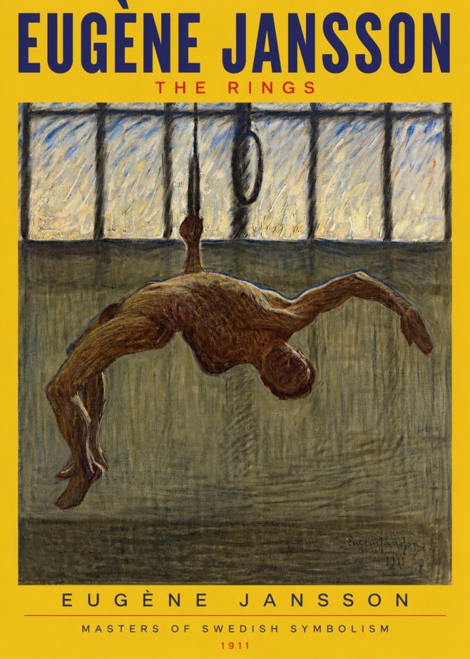 Eugène Jansson The Rings No2 - Plakát