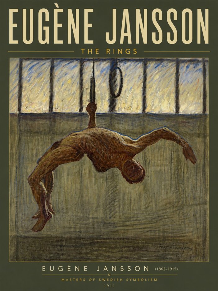 Eugène Jansson The Rings No5 - Plakát