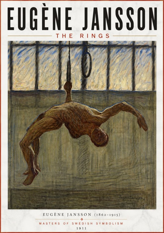 Eugène Jansson The Rings No6 - Plakát