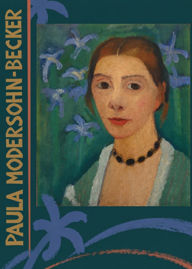Paula Modersohn-Becker Self-portrait with Blue Flowers No2 - Plakát