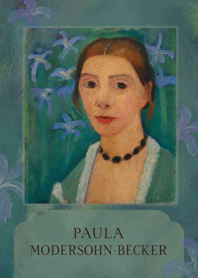 Paula Modersohn-Becker Self-portrait with Blue Flowers No3 - Plakát