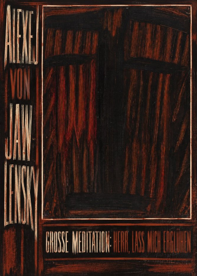 Alexej von Jawlensky Grosse Meditation: Herr, Lass Mich Erglühen No2 - Plakát