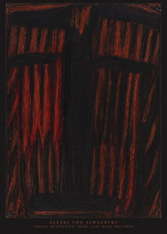 Alexej von Jawlensky Grosse Meditation: Herr, Lass Mich Erglühen No6 - Plakát