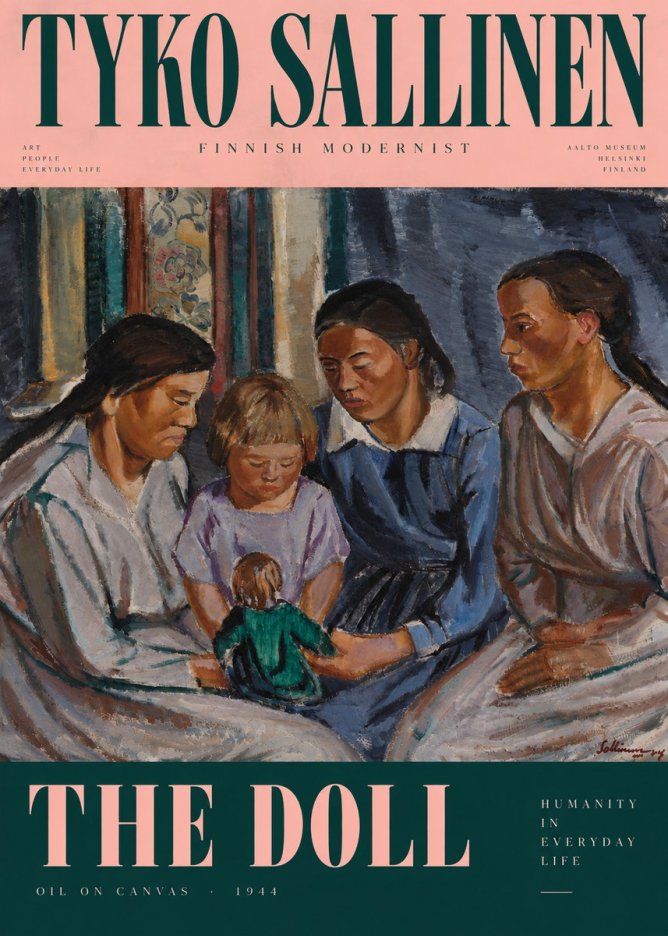 Tyko Sallinen The Doll No4 - Plakát