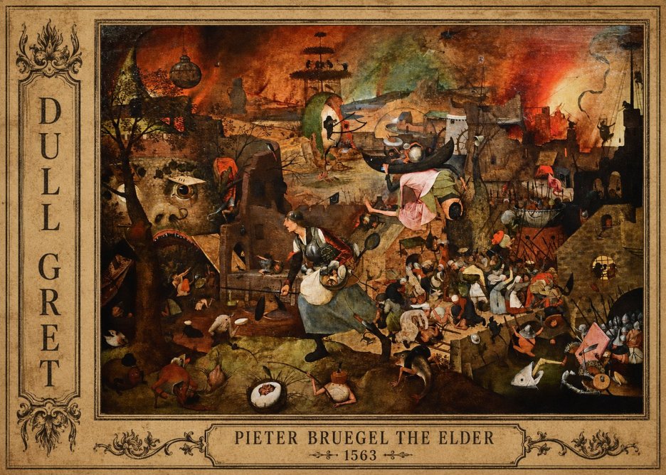 Pieter Bruegel Dull Gret I No2 - Plakát