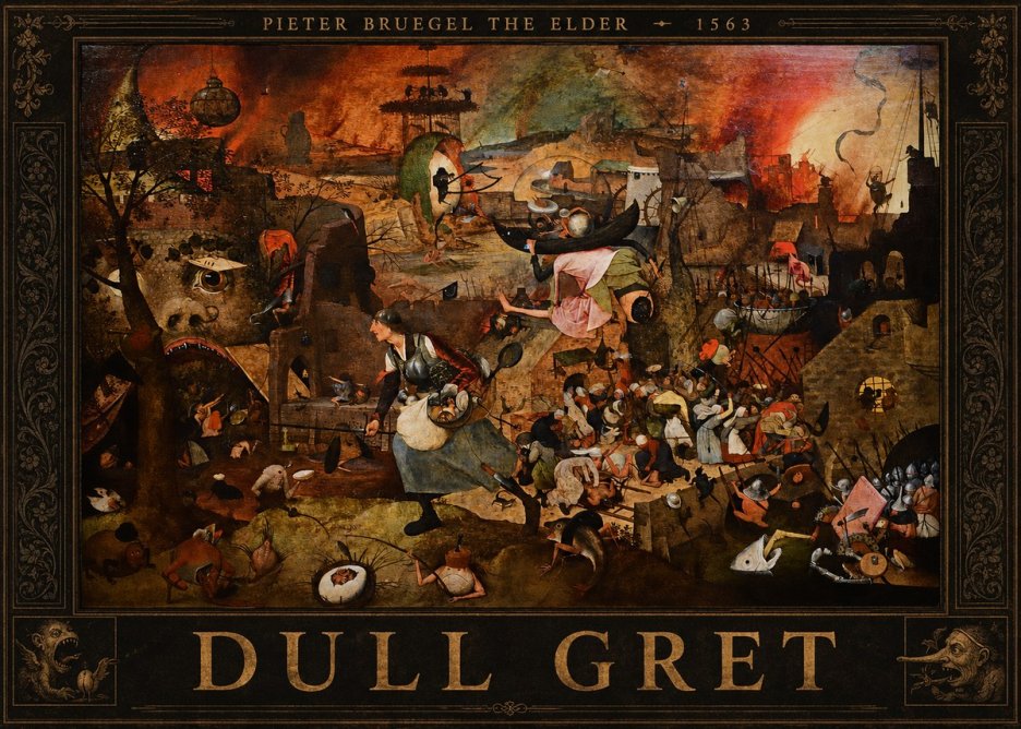 Pieter Bruegel Dull Gret I No3 - Plakát