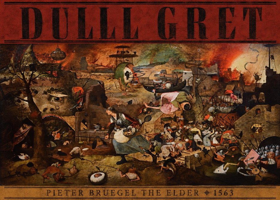 Pieter Bruegel Dull Gret I No4 - Plakát