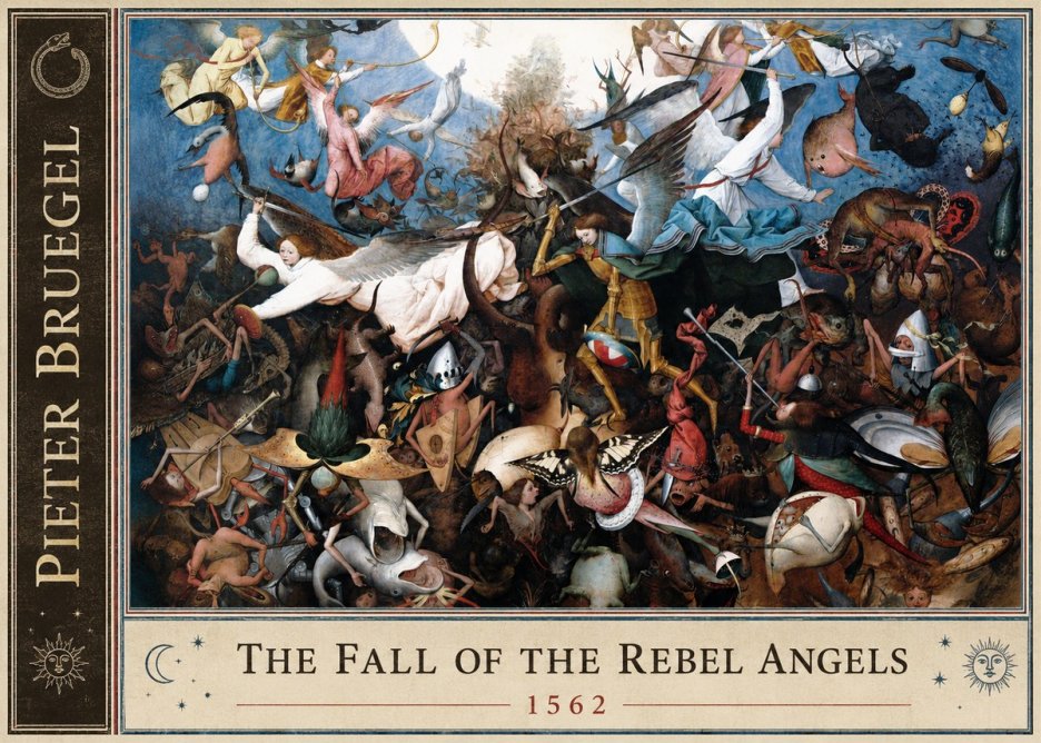 Pieter Bruegel The Fall of the Rebel Angels I No2 - Plakát