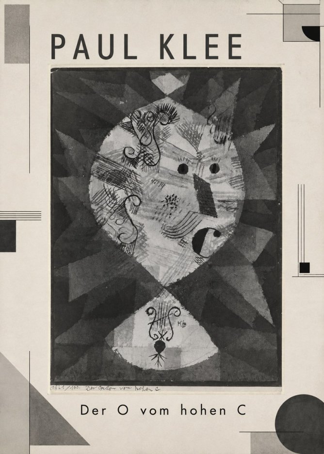 Paul Klee Der O Vom Hohen C No1 - Plakát
