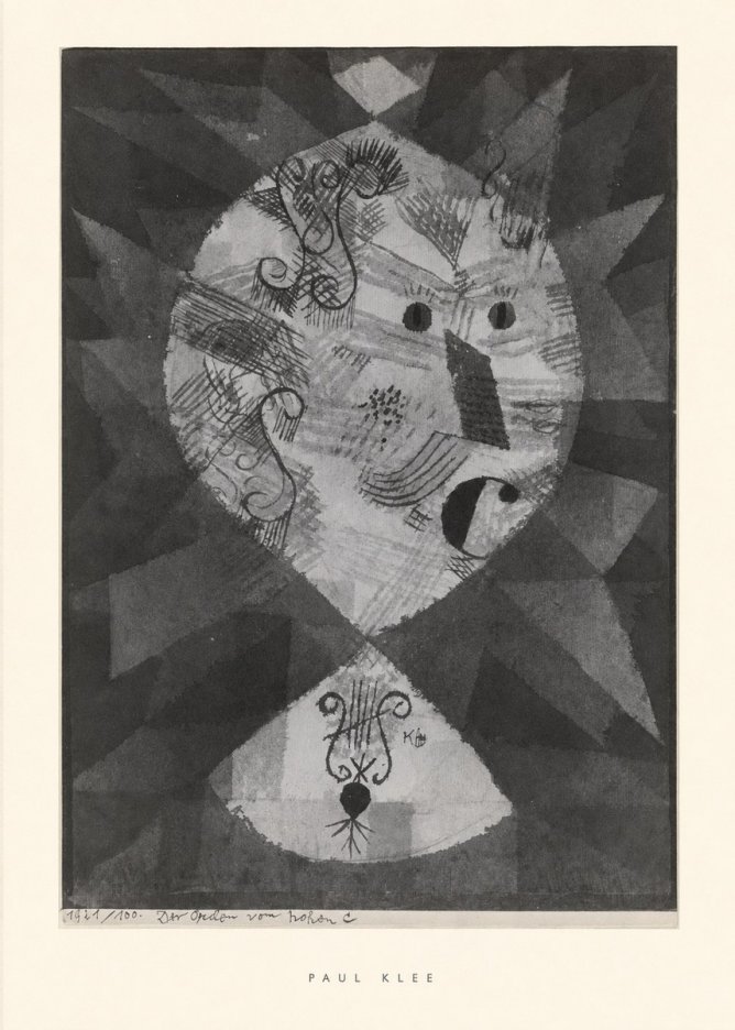 Paul Klee Der O Vom Hohen C No6 - Plakát