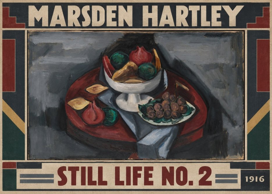 Marsden Hartley Still Life No. 2 No1 - Plakát
