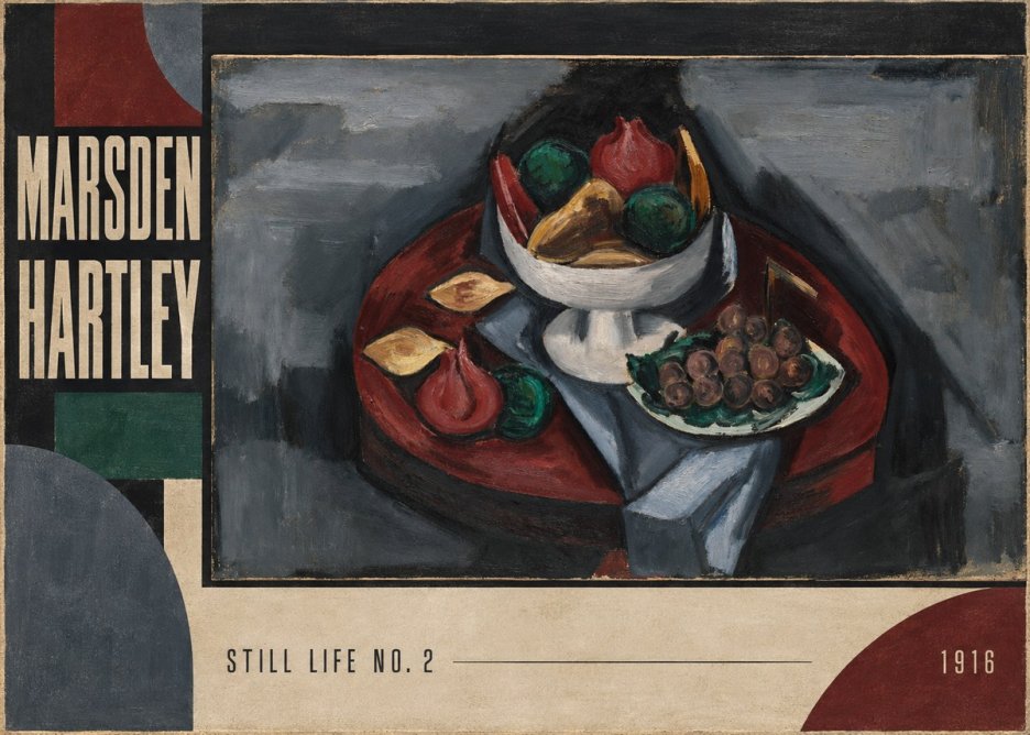 Marsden Hartley Still Life No. 2 No2 - Plakát