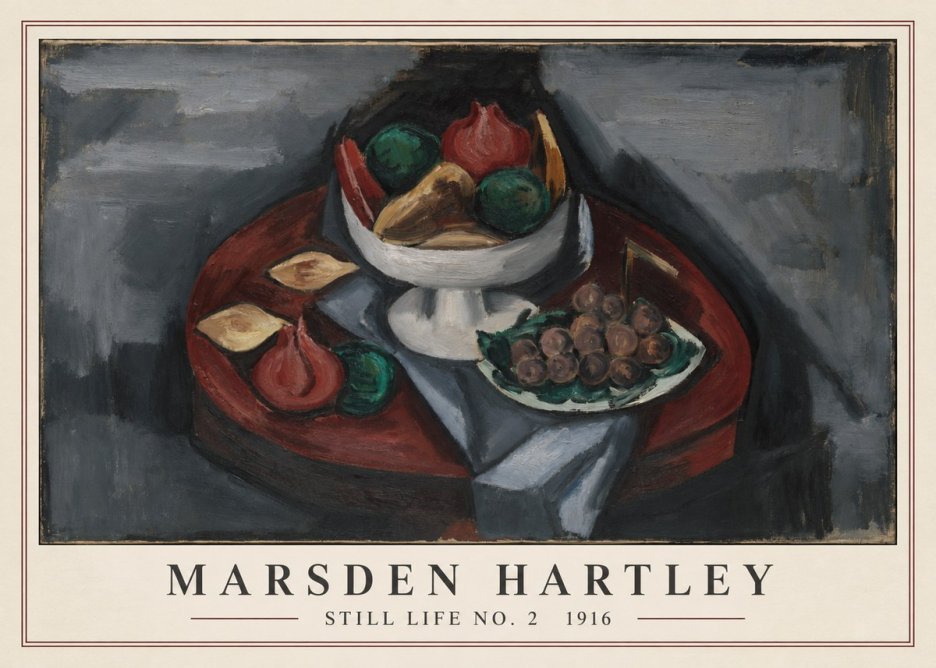 Marsden Hartley Still Life No. 2 No3 - Plakát