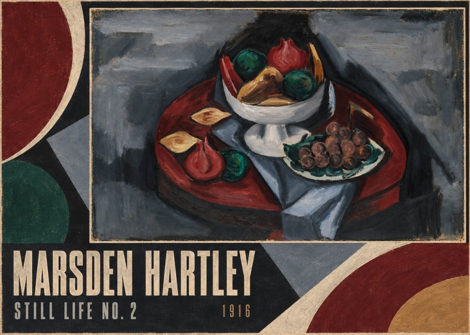 Marsden Hartley Still Life No. 2 No4 - Plakát