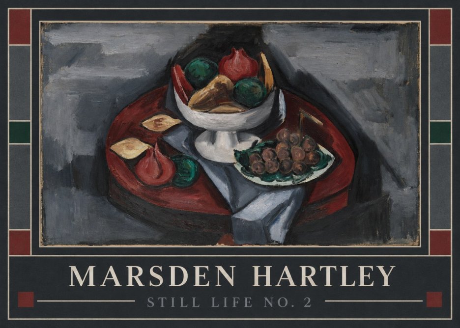 Marsden Hartley Still Life No. 2 No6 - Plakát