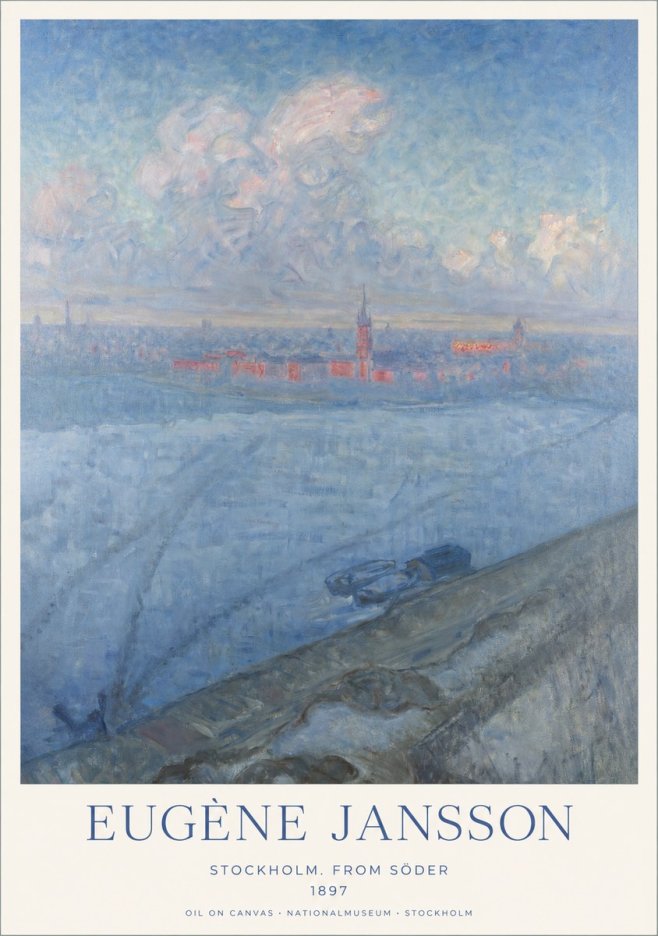 Eugène Jansson Stockholm. from Söder No1 - Plakát