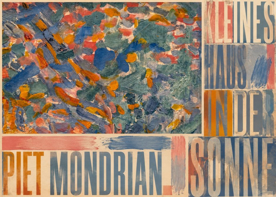 Piet Mondrian Kleines Haus in Der Sonne I No5 - Plakát