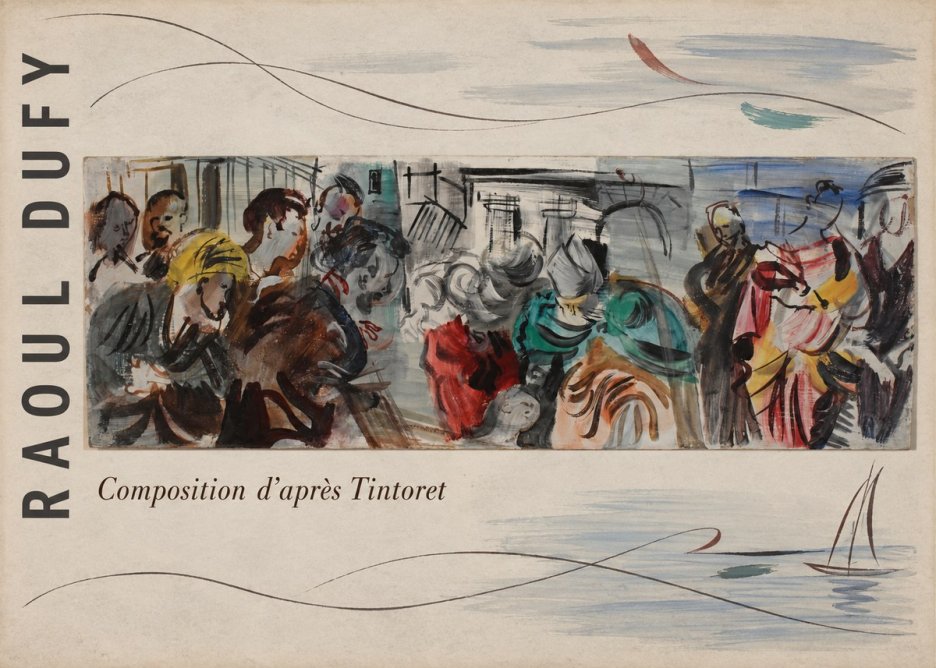 Raoul Dufy Composition D'après Tintoret No5 - Plakát