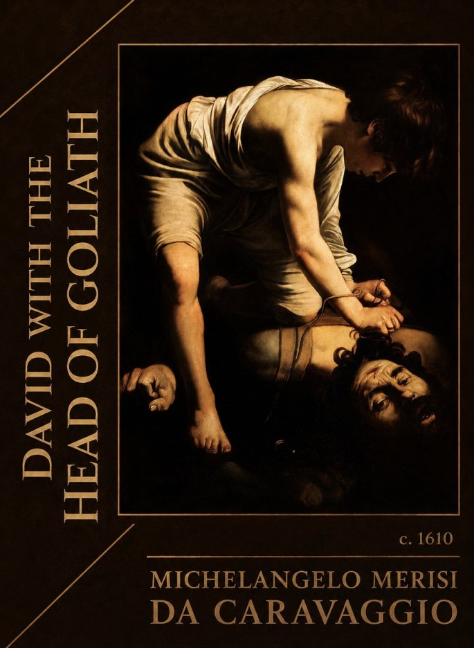 Michelangelo Merisi da Caravaggio David with the Head of Goliath I No2 - Plakát