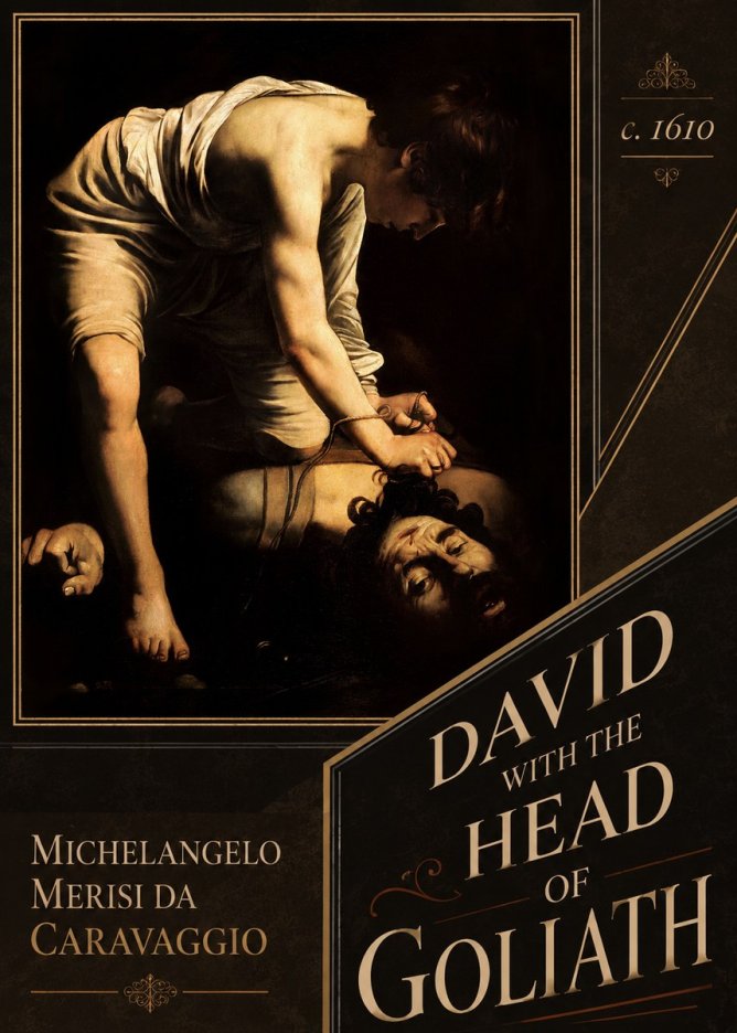 Michelangelo Merisi da Caravaggio David with the Head of Goliath I No6 - Plakát