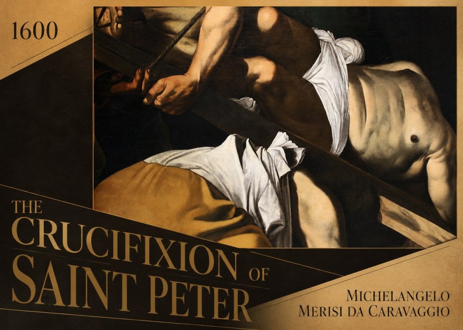 Michelangelo Merisi da Caravaggio The Crucifixion of Saint Peter I No3 - Plakát