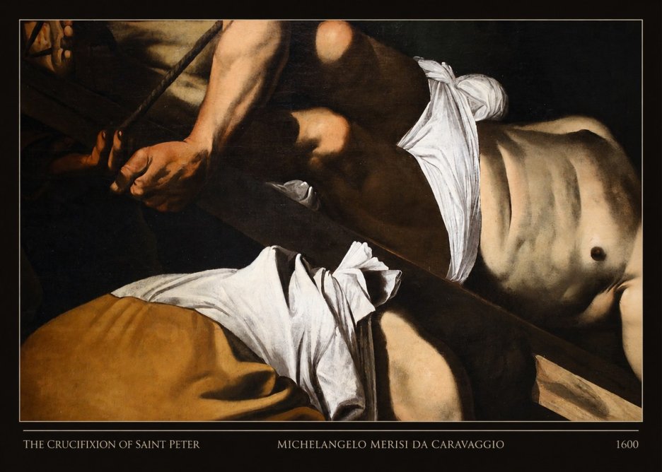 Michelangelo Merisi da Caravaggio The Crucifixion of Saint Peter I No4 - Plakát