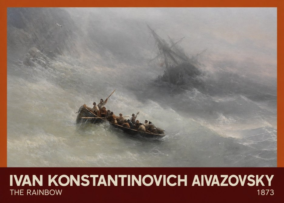 Ivan Konstantinovich Aivazovsky The Rainbow No3 - Plakát