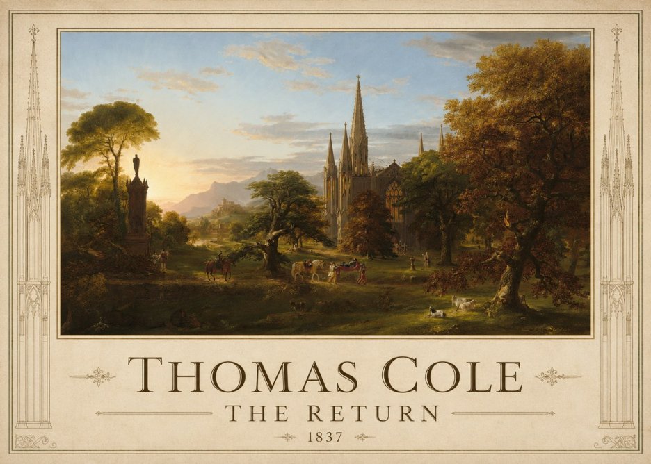 Thomas Cole The Return I No1 - Plakát