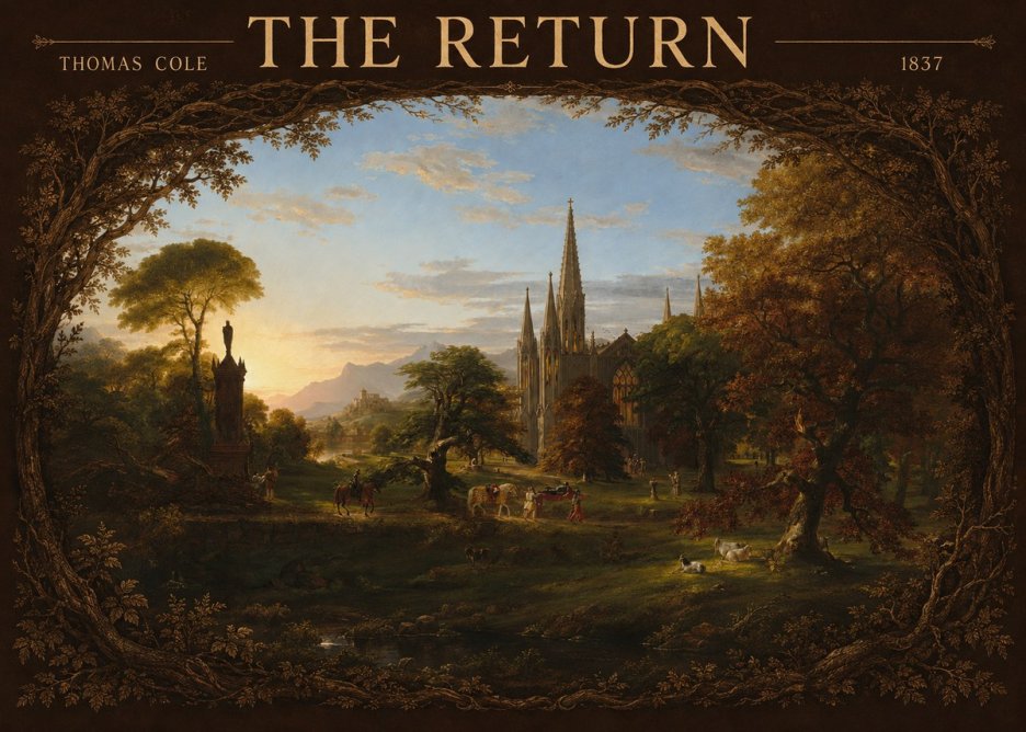 Thomas Cole The Return I No4 - Plakát