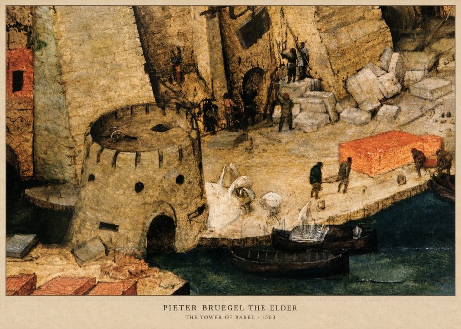 Pieter Bruegel The Tower of Babel II No5 - Plakát