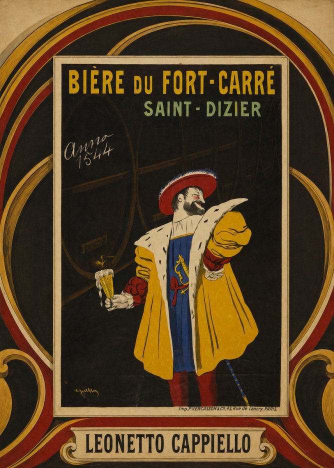 Leonetto Cappiello Bière Du Fort-carré Saint-dizier No3 - Plakát