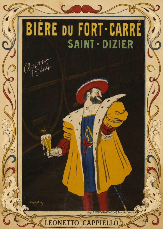 Leonetto Cappiello Bière Du Fort-carré Saint-dizier No5 - Plakát