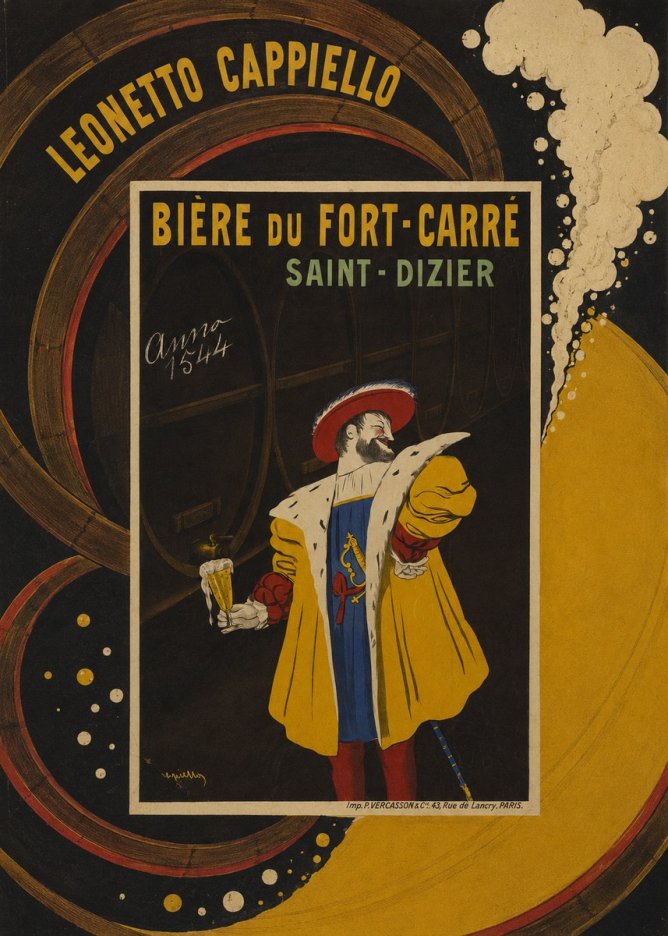 Leonetto Cappiello Bière Du Fort-carré Saint-dizier No6 - Plakát