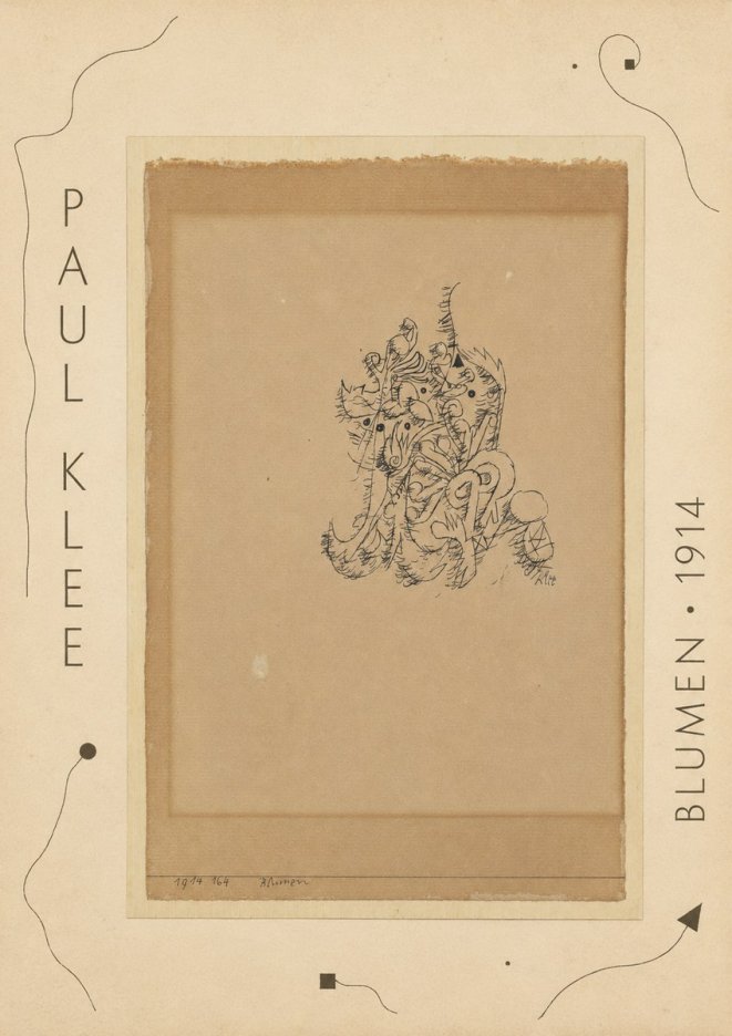 Paul Klee Blumen I No3 - Plakát