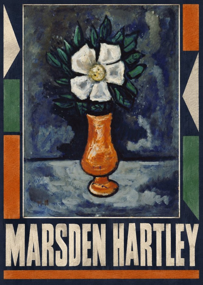 Marsden Hartley Flower in Vase No3 - Plakát