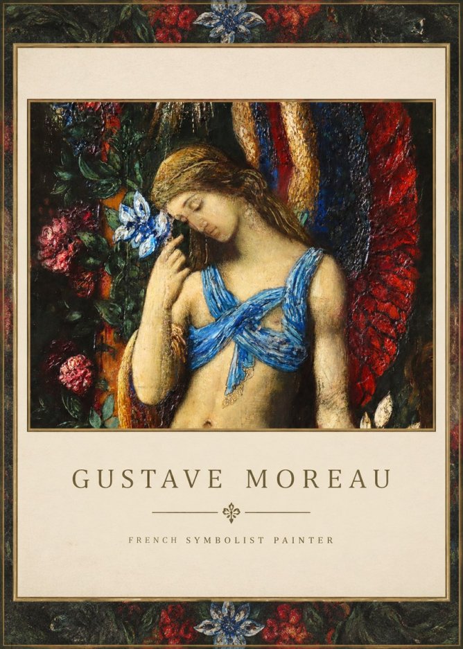 Gustave Moreau The Angel of Death No1 - Plakát