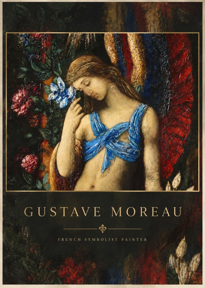 Gustave Moreau The Angel of Death No2 - Plakát