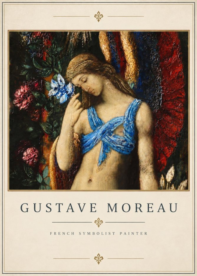 Gustave Moreau The Angel of Death No3 - Plakát