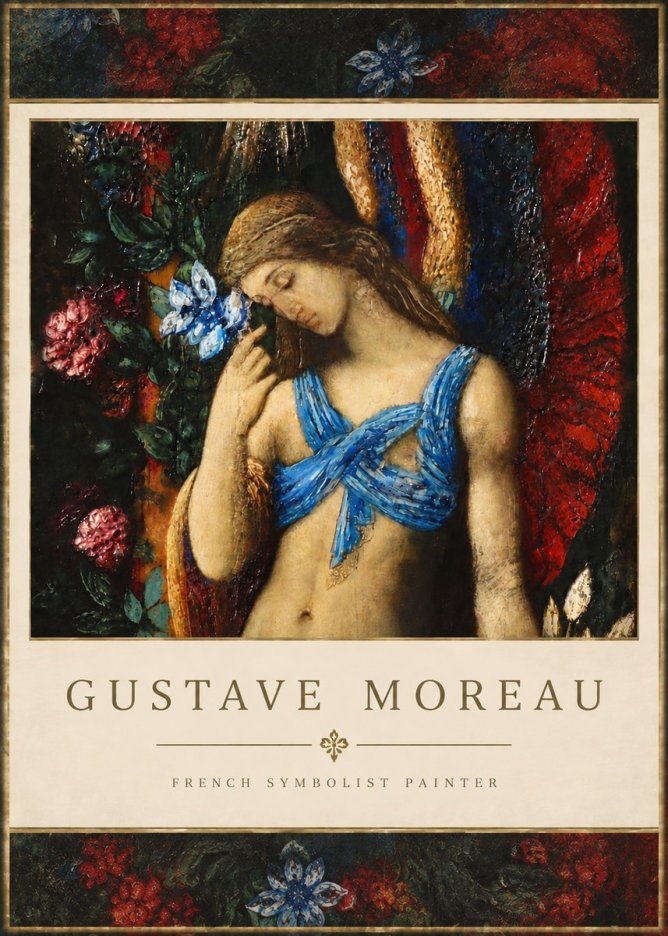 Gustave Moreau The Angel of Death No5 - Plakát