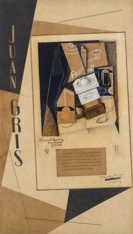 Juan Gris Still Life with Coffee Grinder I No2 - Plakát