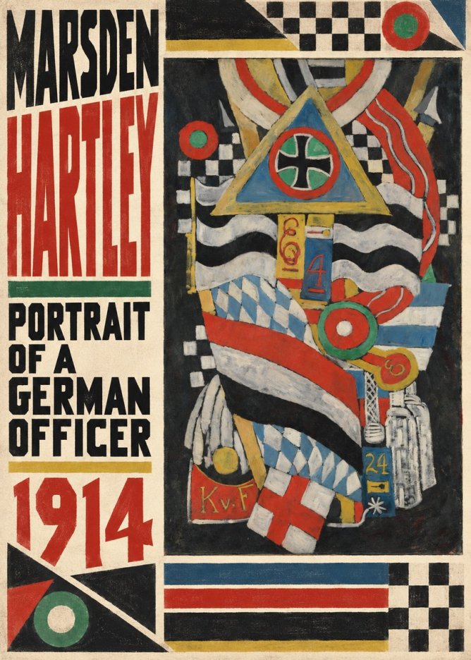 Marsden Hartley Portrait of a German Officer I No2 - Plakát