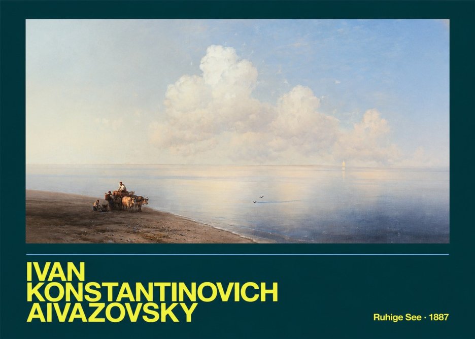 Ivan Konstantinovich Aivazovsky Ruhige See No4 - Plakát