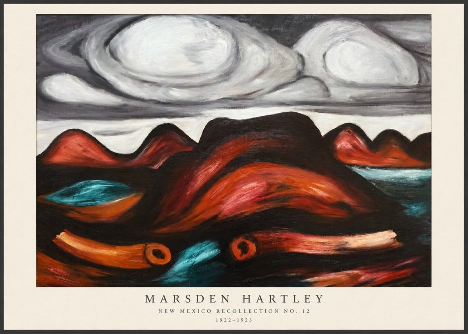 Marsden Hartley New Mexico Recollection No. 12 No6 - Plakát
