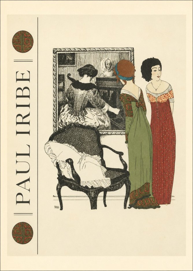 Paul Iribe Elegant Interior Scene No3 - Plakát