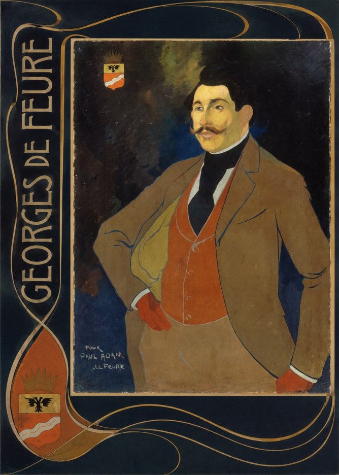 Georges de Feure Portrait De Paul Adam No5 - Plakát