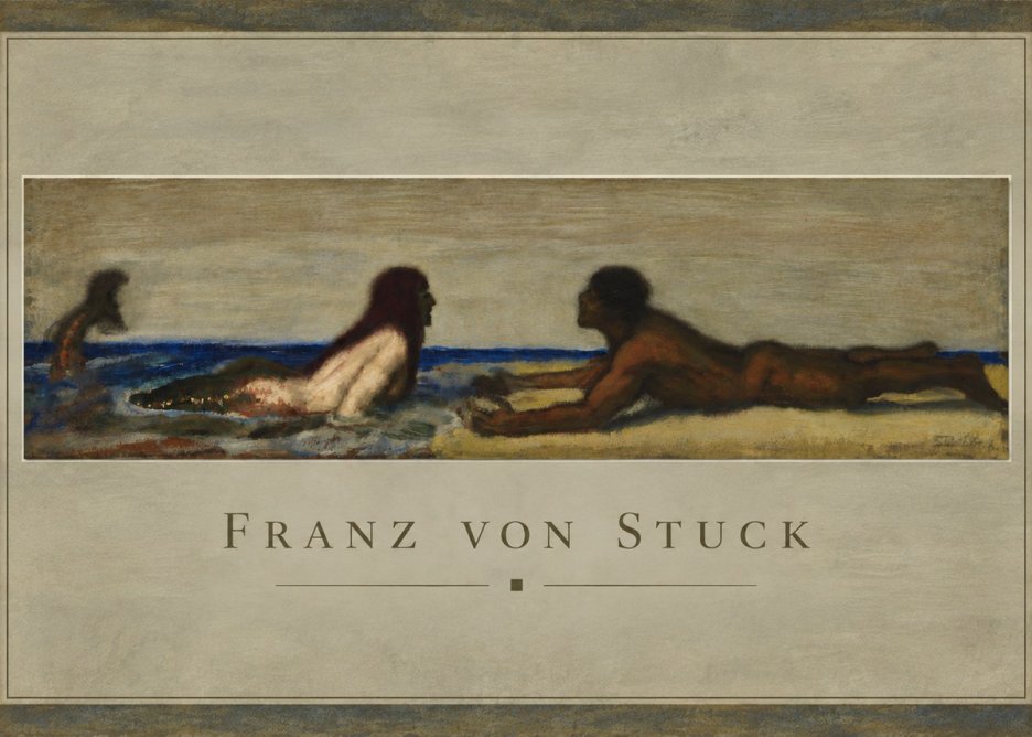Franz von Stuck Mermaids No4 - Plakát